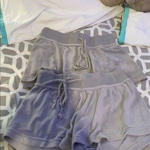Grey fake hard tail shorts!
